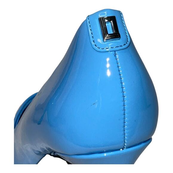 Karl Lagerfeld Women's Royale High Heel Pumps Blue Size 9 1/2 - Picture 7 of 7